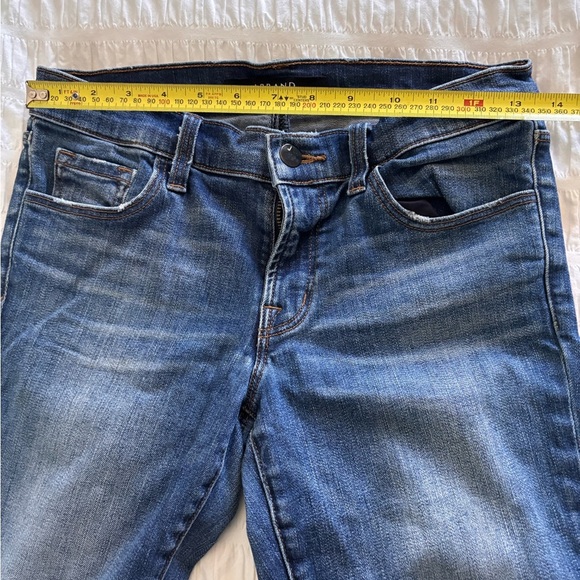 J Brand Blue Skinny Distressed Jeans - Picture 5 of 8